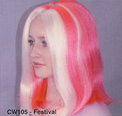 BCW105 Women Costume Wig, Festival