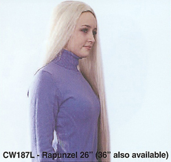 ITEM # BCW187L Women Costume Wig, Rapunzel