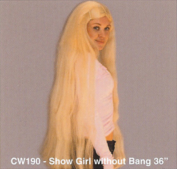 BCW190 Women Costume Wig, Show Girl without Bang