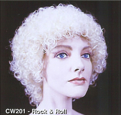 BCW201 Women Costume Wig, Rock & Roll