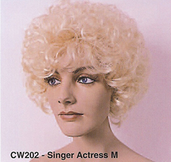BCW202 Women Costume Wig, Singer Actress M