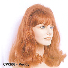 BCW206 Women Costume Wig, Peggy