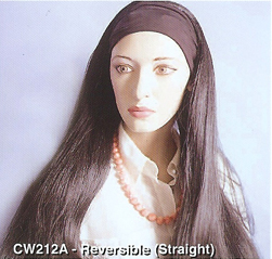 BCW212A  Women Costume Wig, Reversible (Straight)