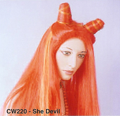 Item # BCW220 Women Costuem Wig, She Devil