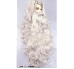 BCW512 Men Costume Wig, Wizard
