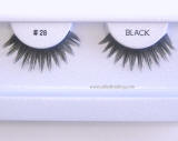 BE028 Human hair false upper eyelashes, hand tied