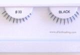 BE033 False strip eyelashes, Human hair
