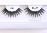 BE061 Human hair regular strip eye lashes, hand tied, feathered, made in Indonesia