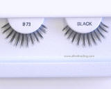 BE073 Natural hair false upper eyelashes, hand tied, feathered