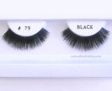 BE079 Human hair fake upper eyelashes, hand tied, feathered