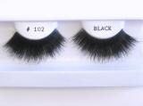 BE102 Natural hair false upper eyelashes, hand tied, feathered, www.alliedtrading.com