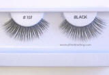 BE107 False strip eyelashes, Human hair lashes