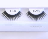 BE138 Human hair fake upper eyelashes, hand tied