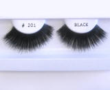BE201 Human hair fake upper eyelashes, hand tied, feathered