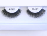 BE203 Human hair regular strip eye lashes, hand tied, feathered, made in Indonesia