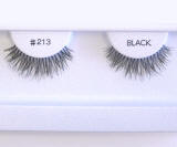 BE213 Human hair fake upper eyelashes, hand tied, feathered