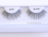 BE412 Natural hair false upper eyelashes, hand tied, feathered, www.alliedtrading.com