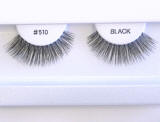BE510 Human hair fake upper eyelashes, hand tied, feathered