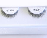 BE747U Human hair fake upper eyelashes, hand tied, feathered