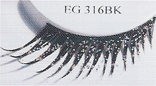 BEG316 Glitter Feathered Eyelashes