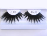 BETL301 Human hair fake lashes, thickest and longest eyelashes, hand tied, feathered, made in Indonesia