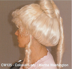 BCW125 COLONIAL LADY, MARTHA WASHINGTON