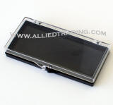 Item # BEXPC1. Black color clam shell eyelash case, hard plastic case, lash case.