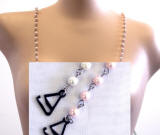 RS26 Pearl-Like Bead Bra Strap