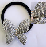 item # srp95 swarovski butterfly onspired ponytail