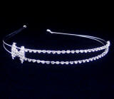 TA12 High Quality Rhinestone Tiara, Full Size