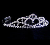 TA24 Rhinestone Tiara, Full Size
