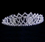 TA26 Rhinestone Tiara, Full Size