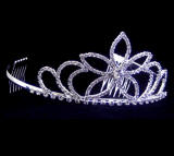 TA28 Rhinestone Tiara, Full Size