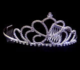TA29 Rhinestone Tiara, Full Size