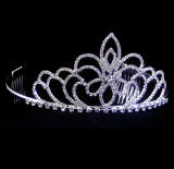 TA30 Rhinestone Tiara, Full Size