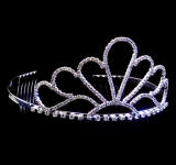 TA31 Rhinestone Tiara, Full Size