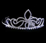 TA33 Rhinestone Tiara, Full Size