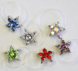 item # rnt243 illusion toe ring, austrian crystal