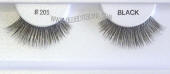 Low cost false eyelashes, human hair, classic eyelashes, item # BE205 BK, eyelash suppllier allied trading, los angeles