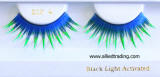 black light activated eyelashes