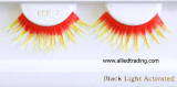 black light activated eyelashes