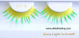 black light activated eyelashes