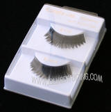 Creme false eyelashes, Upper lashes, Wholesale only, #119, Distributed by allied trading, Los Angeles, CA 90057