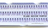 item # befm pu Individual eyelash short, purple color