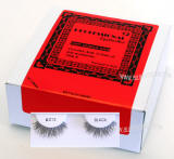 Eyelashes for beauty supplies, 1 dz pack, human hair eyelashes 12 units pack. 