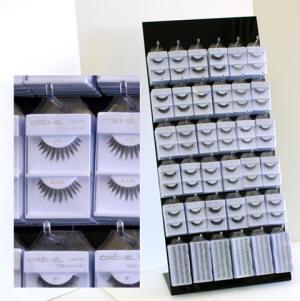 eyelash acryl rack, eyelash clam shell acrylic rack