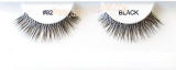 Synthetic false eyelashes, fake strip eyelashes, BES82 BK, 100 pack.