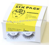 wholesale cheap eyelashes in bulk, upper eyelashes, wholesale eyelash extensions, discount natural false eyelashes, 6 pack, sold in pack quantity, 3 1cc mini eyelash glue included. 