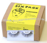 Item # BEM412, 6 pack eyelashes in Bulk, human hair lashes, upper lashes, Wholesale false eyelashes, wholesale eyelash extensions, sold in pack quantities