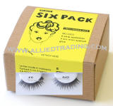 eyelash # 46, wholesale cheap eyelashes in bulk, upper eyelashes, low cost eyelash extensions, discount natural false eyelashes, 6 pack, sold in pack quantity